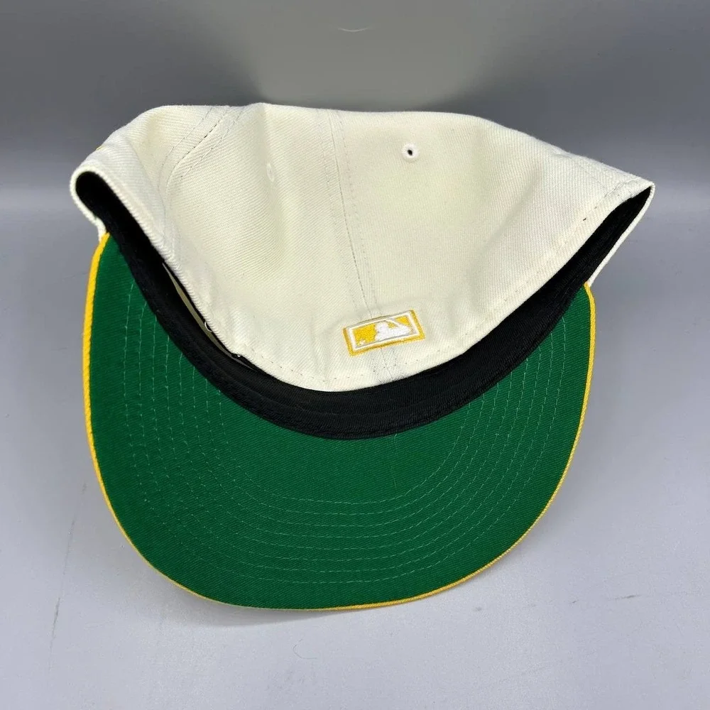 San Diego‎ Padres Hat Men 7 3/8 White Yellow 59Fifty New Era MLB Fitted Cap